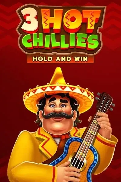 3 Hot Chillies Hold and Win slot με μουσικό μεξικάνικο θέμα